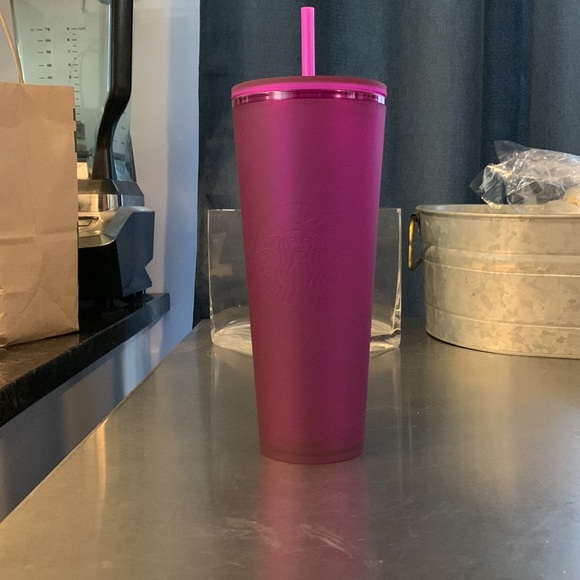 Starbucks Soft touch  Winter 2022, Purple Soft Touch Cold Cup/Tumbler, 2… - Picture 4 of 4